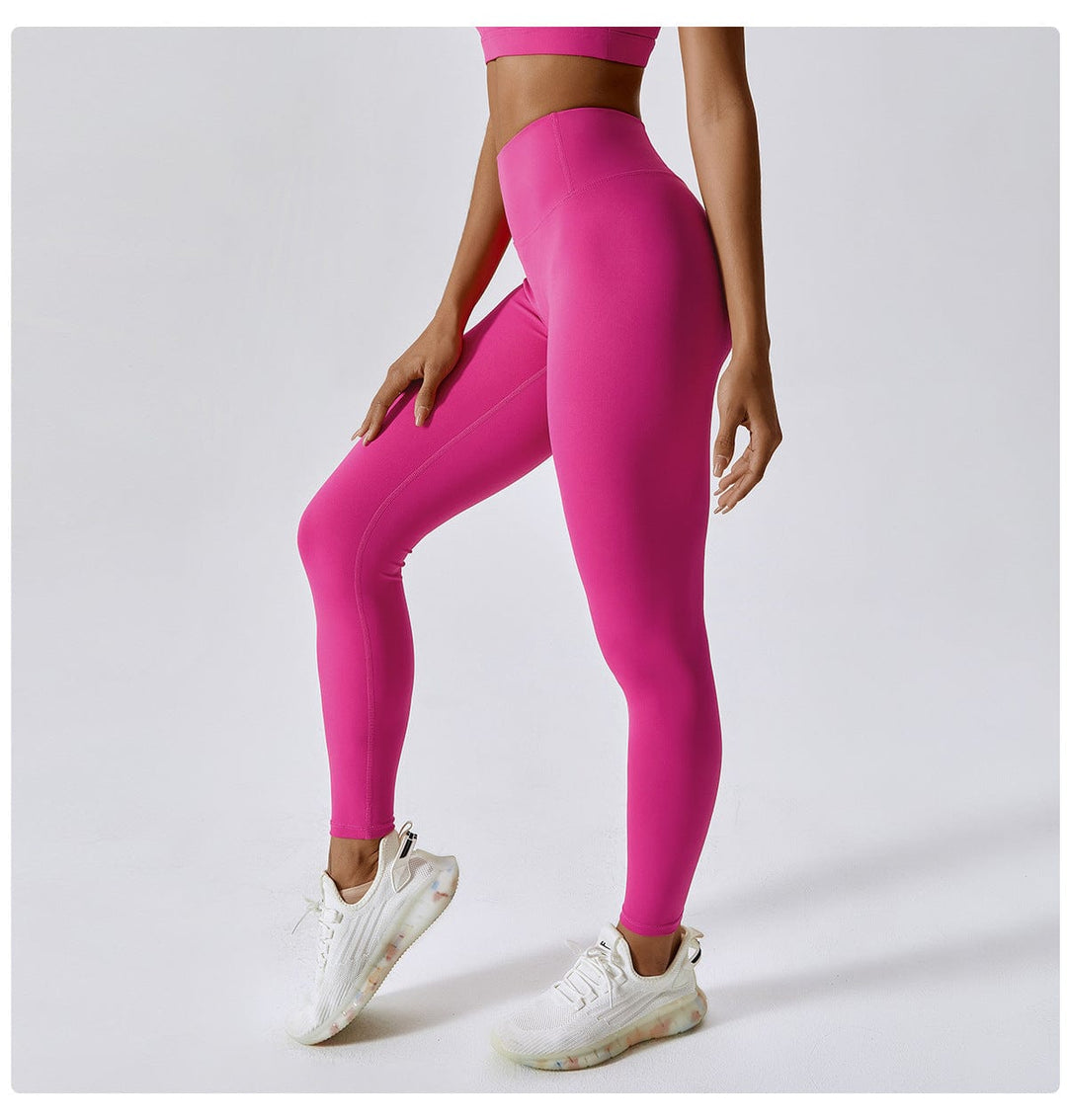 Valantomode | High-Waisted Tummy Control Leggings for Women - Shaping Gym Wear
