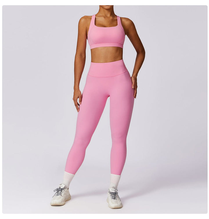 Valantomode | High-Waisted Tummy Control Leggings for Women - Shaping Gym Wear
