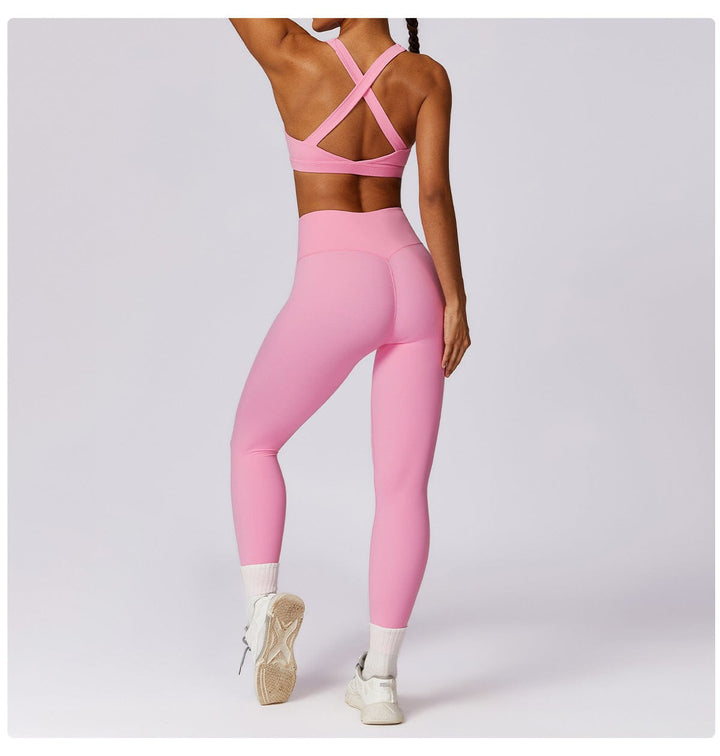 Valantomode | High-Waisted Tummy Control Leggings for Women - Shaping Gym Wear
