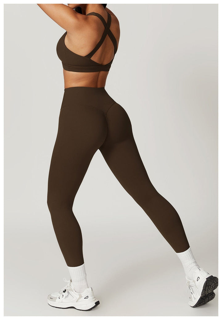 Valantomode | High-Waisted Tummy Control Leggings for Women - Shaping Gym Wear