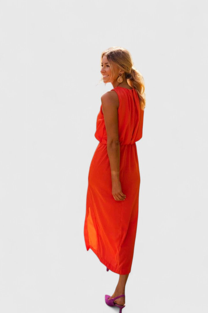 Valantomode | Chic Midi Dress Perfect for Everyday Style and Comfort
