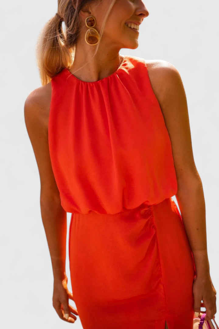 Valantomode | Chic Midi Dress Perfect for Everyday Style and Comfort