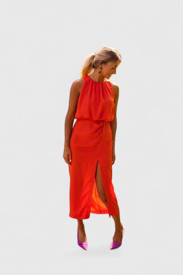 Valantomode | Chic Midi Dress Perfect for Everyday Style and Comfort