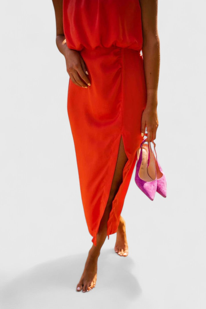 Valantomode | Chic Midi Dress Perfect for Everyday Style and Comfort