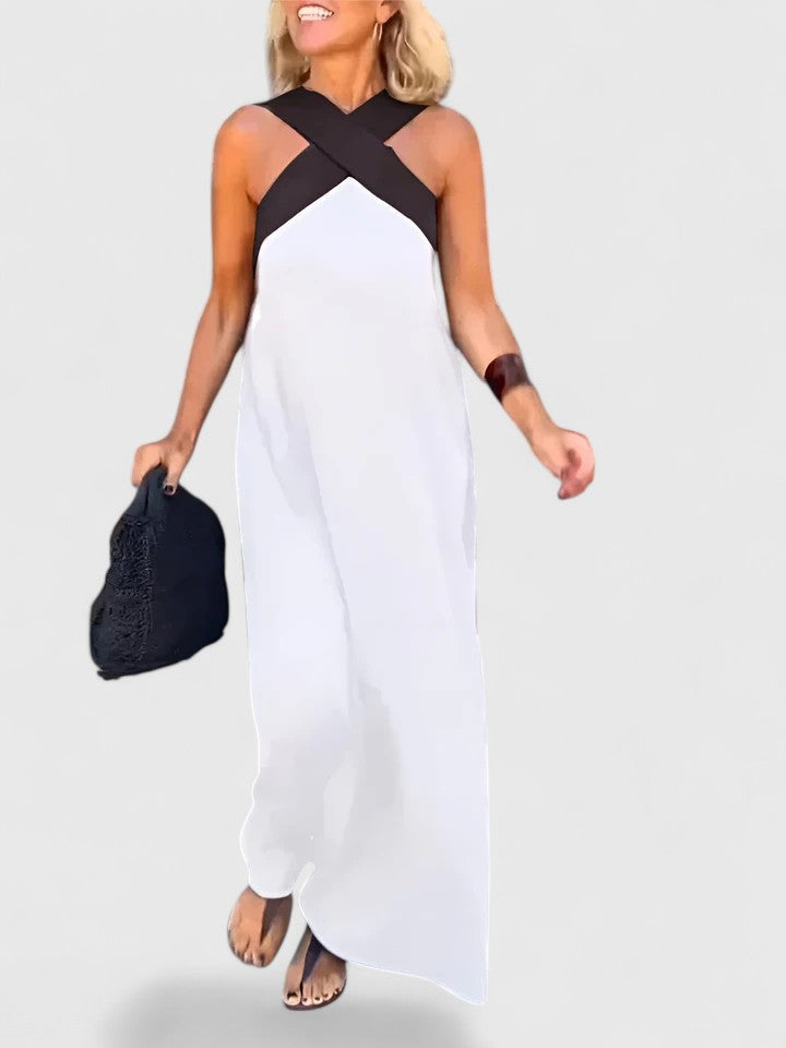 Valantomode | Stylish Crossback Dress for Chic Summer Gatherings