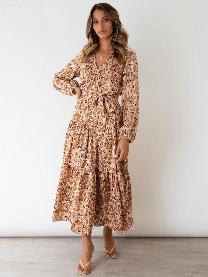 Valantomode | Chic Long Dress Ideal for Everyday Comfort and Style
