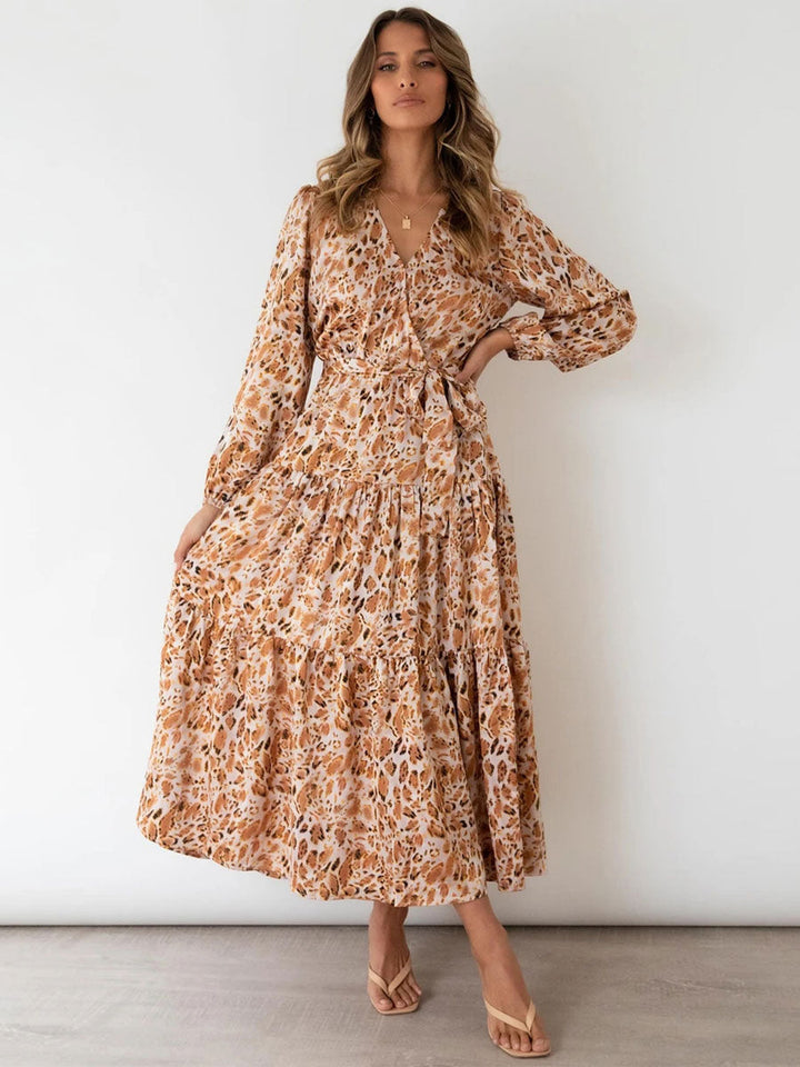 Valantomode | Chic Long Dress Ideal for Everyday Comfort and Style