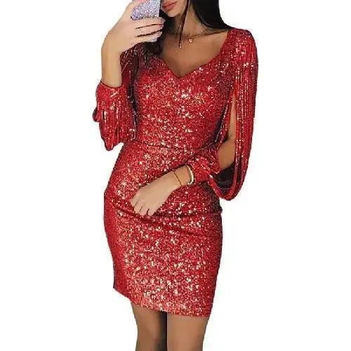 Valantomode | Stunning Sequin Dress for Women’s Evening Events