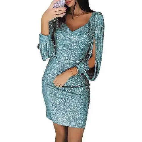Valantomode | Stunning Sequin Dress for Women’s Evening Events