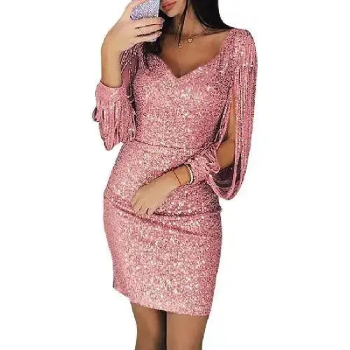 Valantomode | Stunning Sequin Dress for Women’s Evening Events