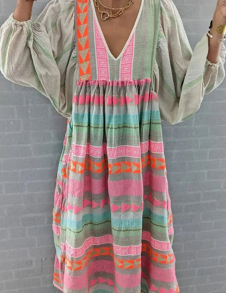 Valantomode | Chic Loose Fit Dress for Effortless Everyday Style