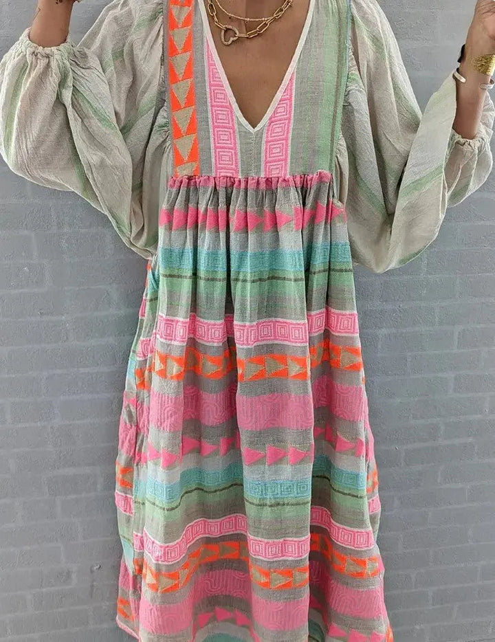 Valantomode | Chic Loose Fit Dress for Effortless Everyday Style