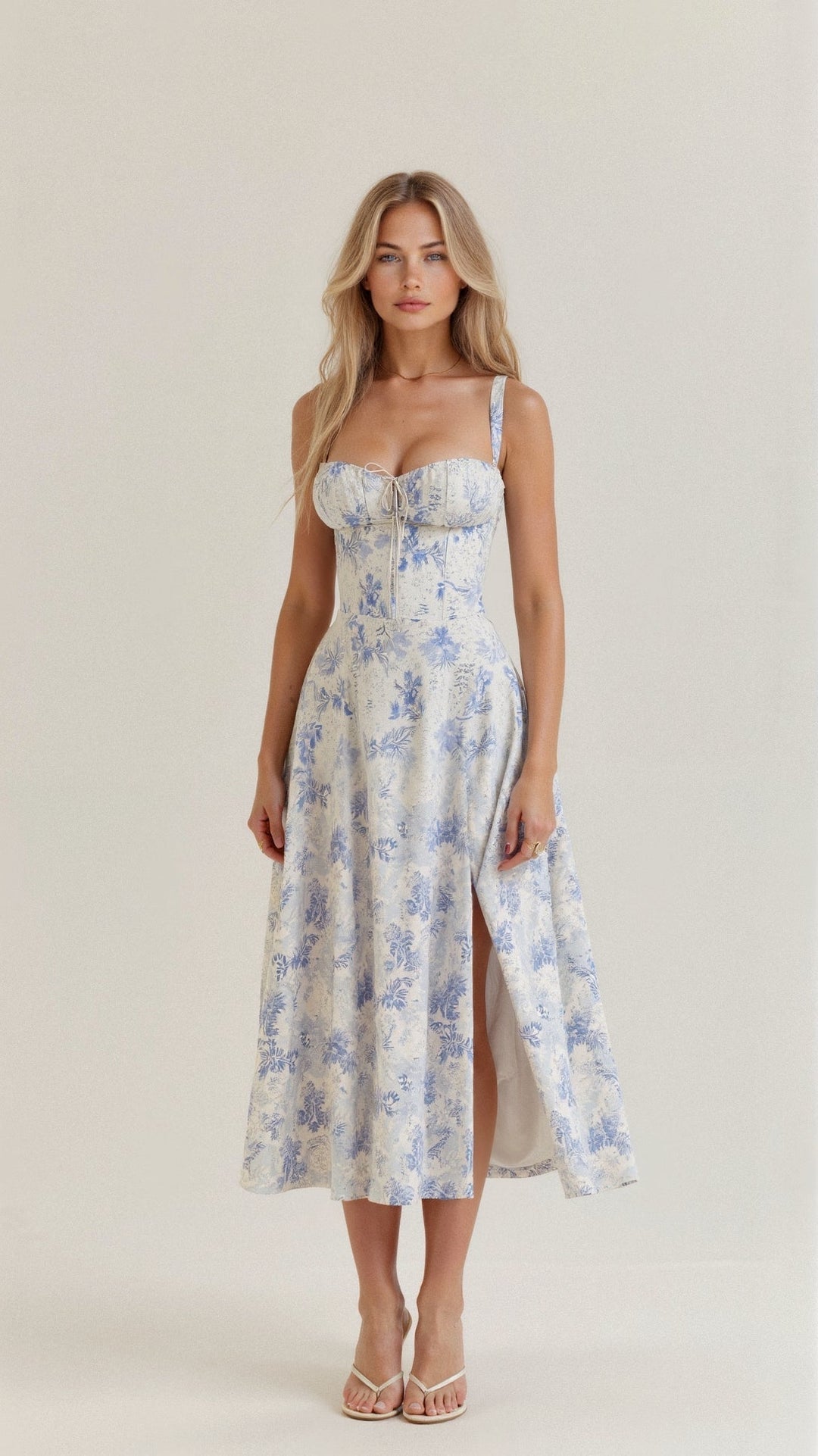 Valantomode | Chic Bustier Waist Dress for Trendy Women