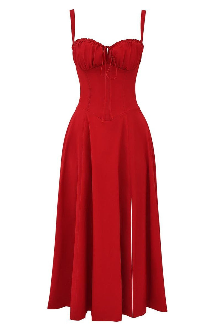 Valantomode | Chic Bustier Waist Dress for Trendy Women