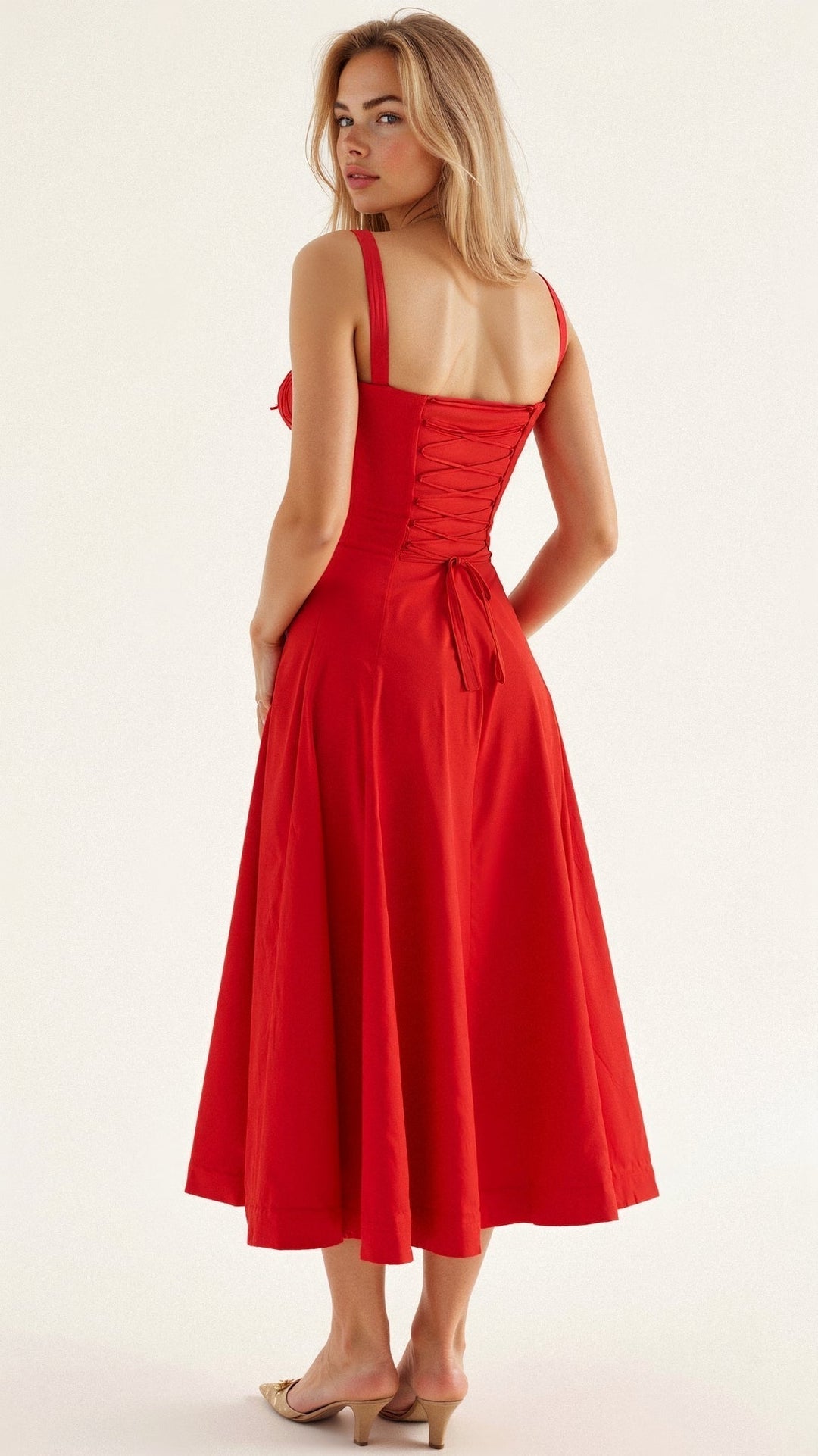 Valantomode | Chic Bustier Waist Dress for Trendy Women