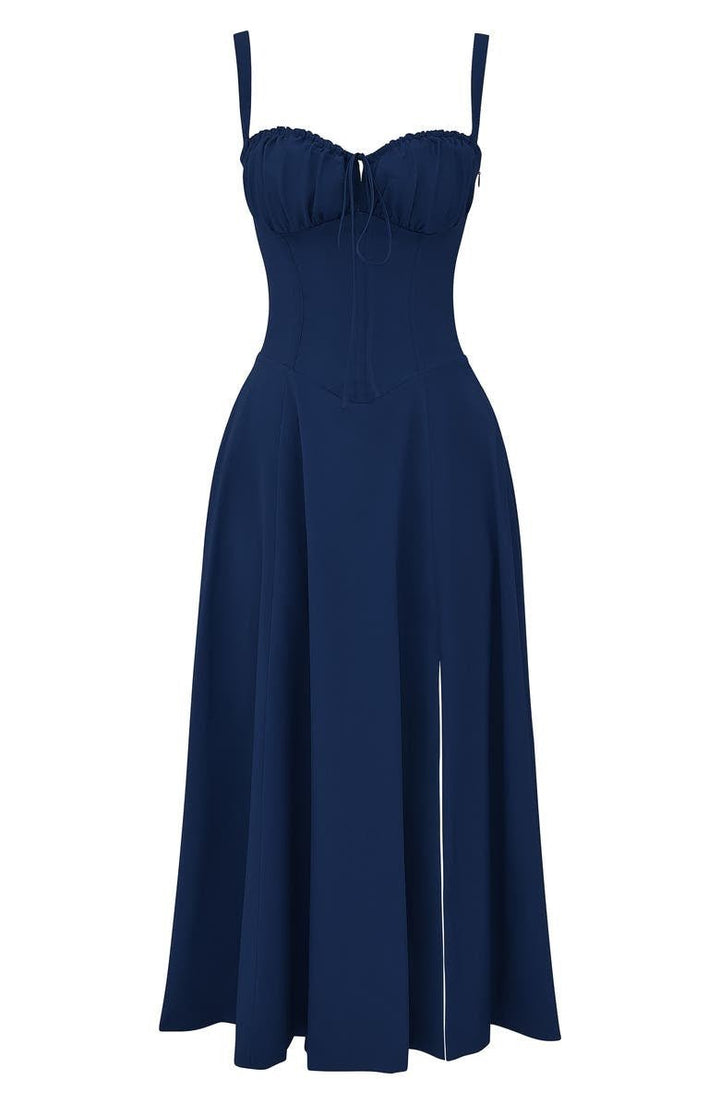 Valantomode | Chic Bustier Waist Dress for Trendy Women