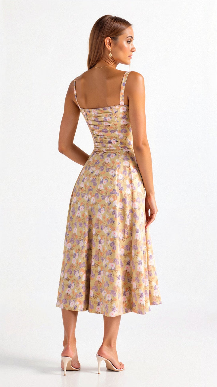 Valantomode | Chic Bustier Waist Dress for Trendy Women