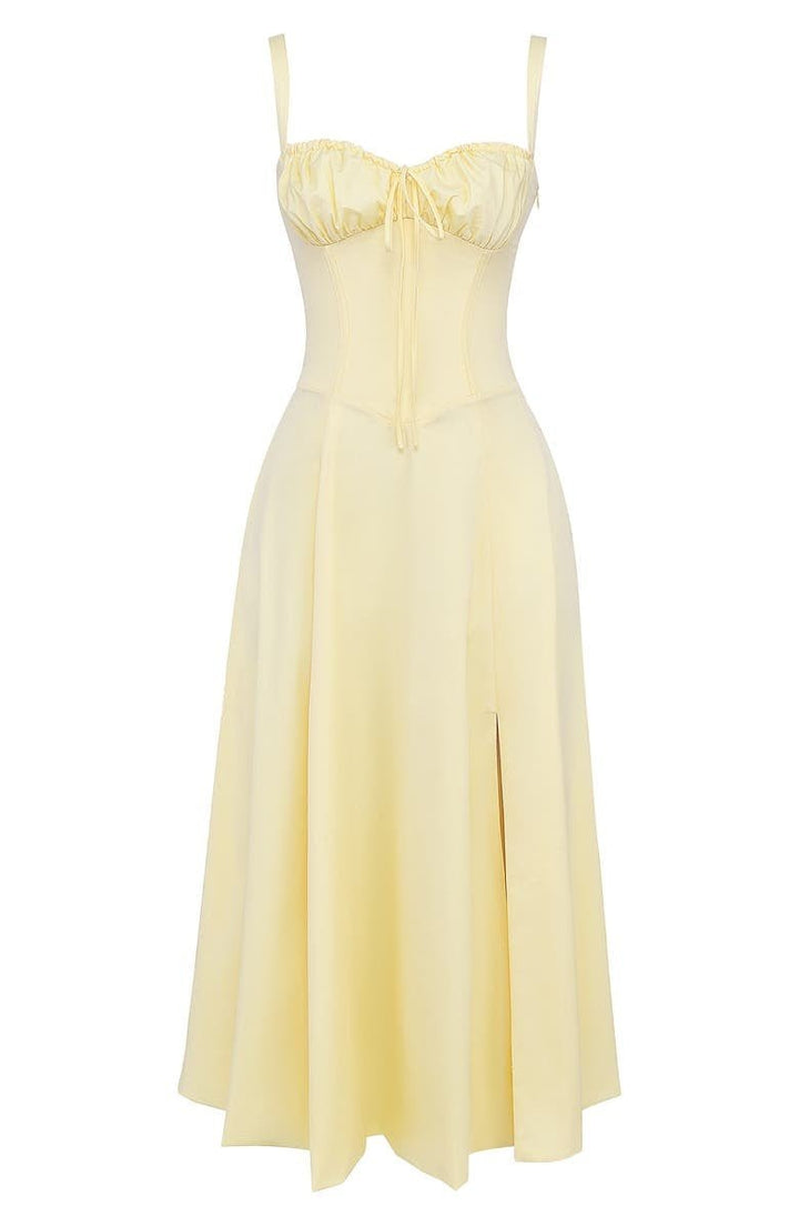 Valantomode | Chic Bustier Waist Dress for Trendy Women