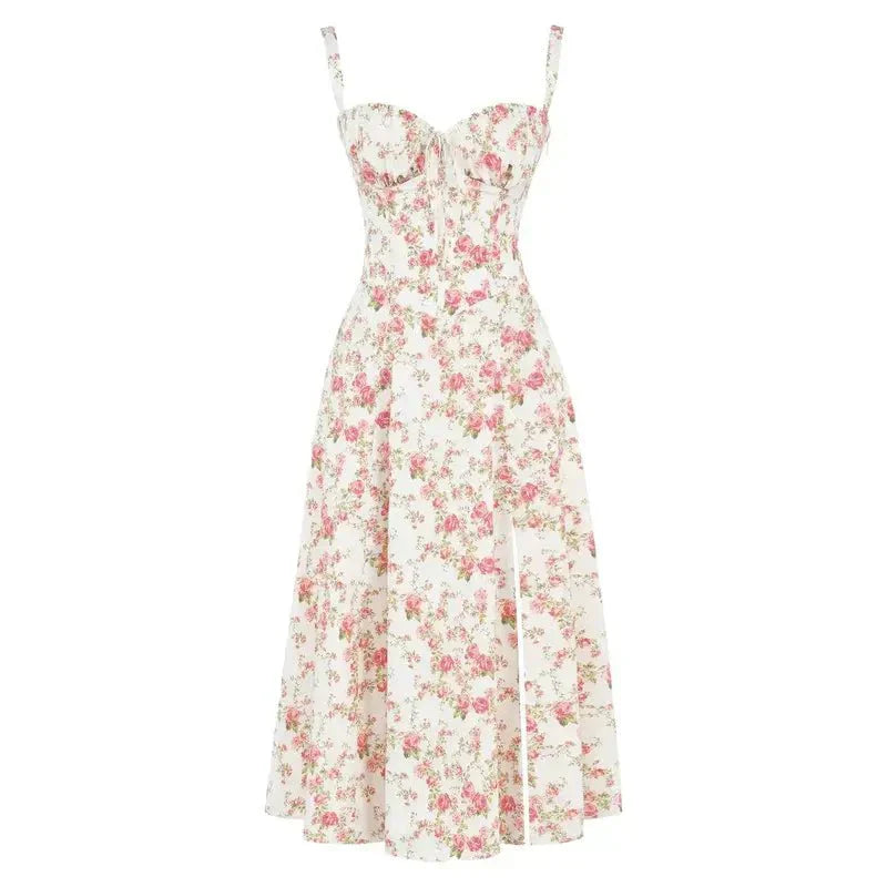 Valantomode | Chic Bustier Waist Dress for Trendy Women
