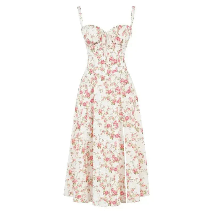 Valantomode | Chic Bustier Waist Dress for Trendy Women