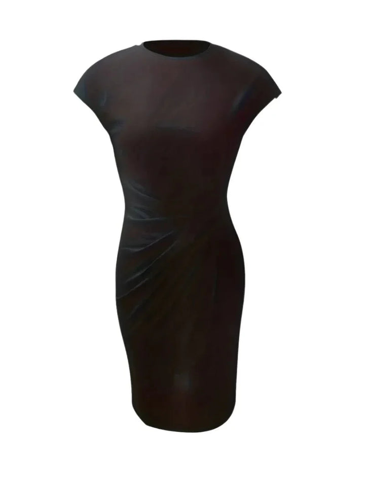 Valantomode | Lightweight Women's Round Neck Celebration Dress for Events