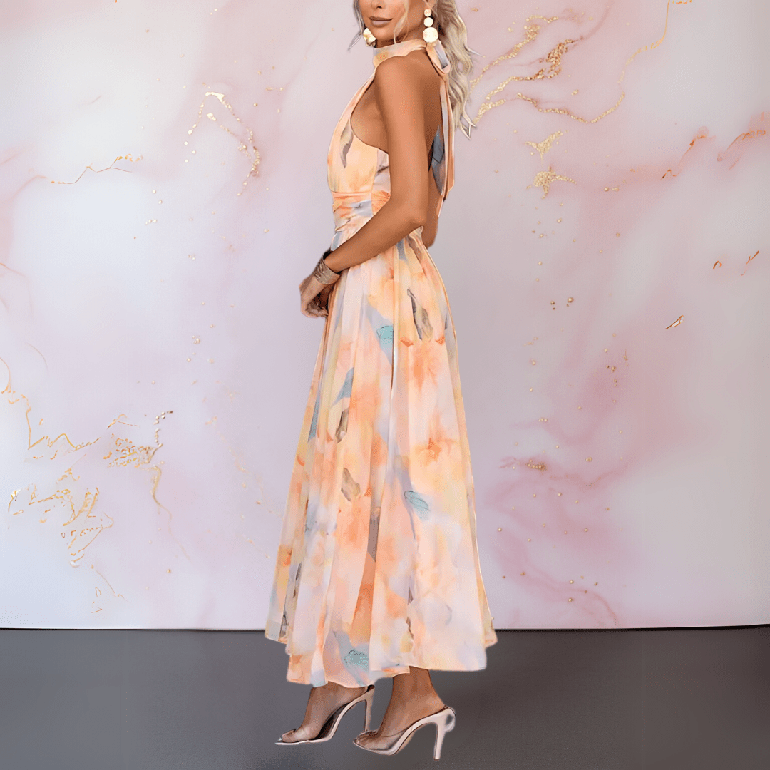 Valantomode | Chic Floral Dress Perfect for Garden Parties and Events