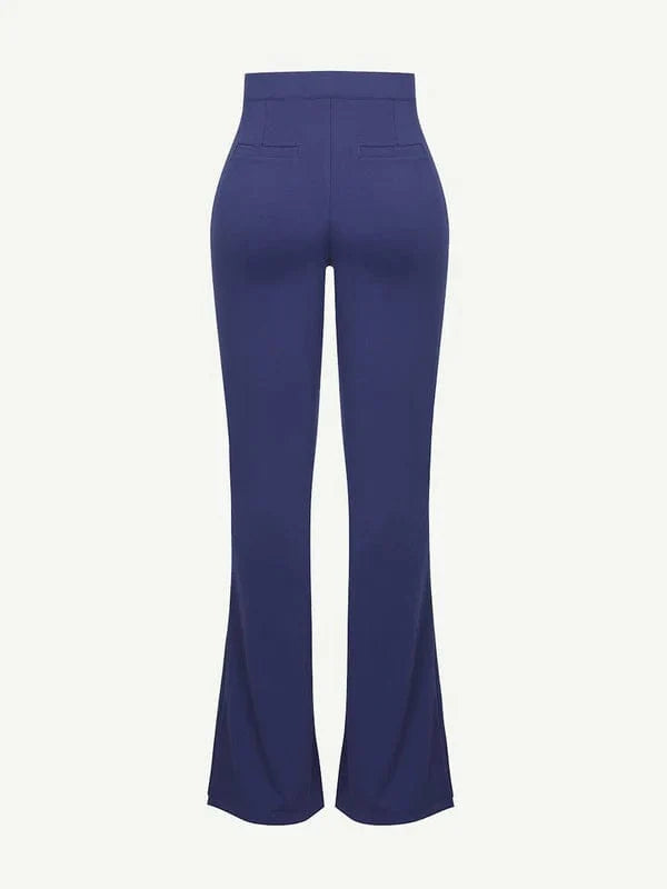 Valantomode | Tummy Control High-Waisted Flare Pants for Enhanced Leg Shaping