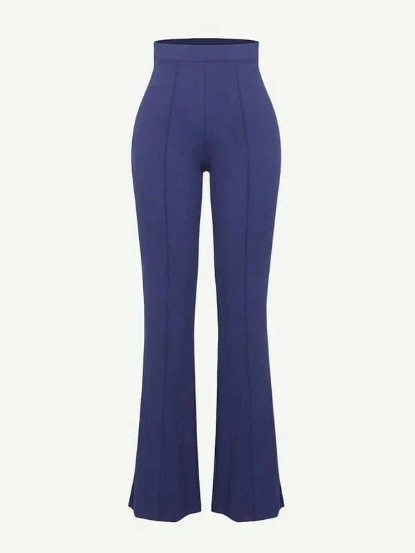 Valantomode | Tummy Control High-Waisted Flare Pants for Enhanced Leg Shaping