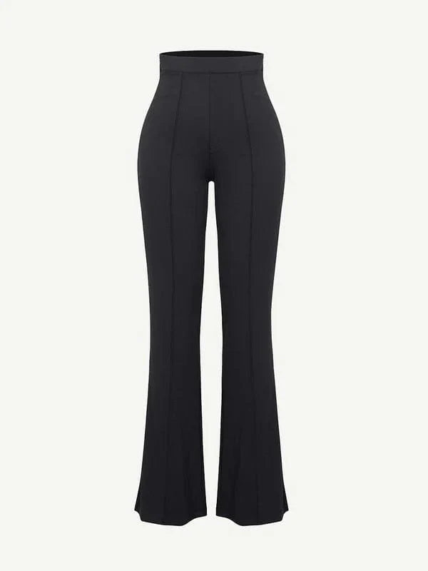Valantomode | Tummy Control High-Waisted Flare Pants for Enhanced Leg Shaping