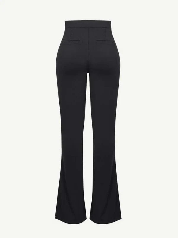 Valantomode | Tummy Control High-Waisted Flare Pants for Enhanced Leg Shaping
