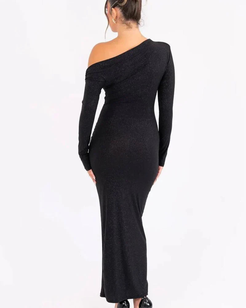 Valantomode | Stunning Sparkling Maxi Dress for Evening Parties