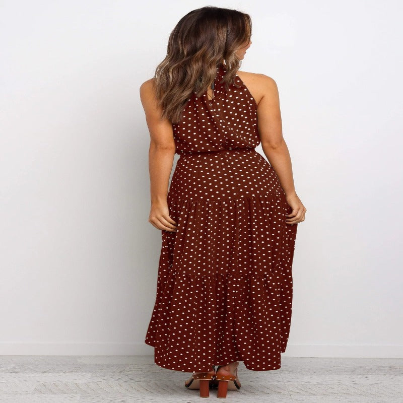 Valantomode | Chic Violet Summer Dress for Outdoor Gatherings