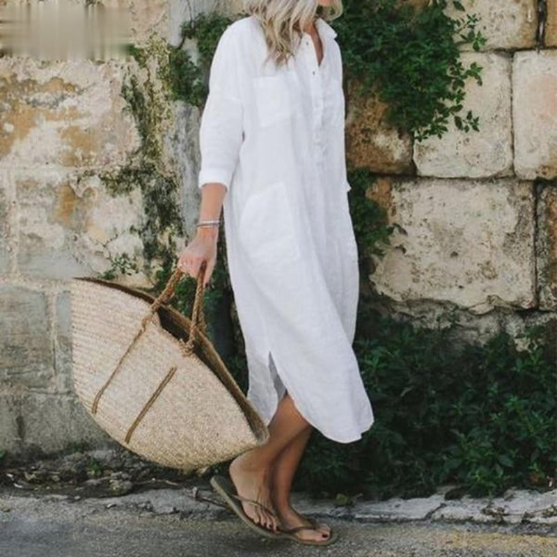 Valantomode | Effortless Loose Dress for Casual Everyday Style