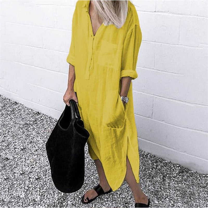 Valantomode | Effortless Loose Dress for Casual Everyday Style