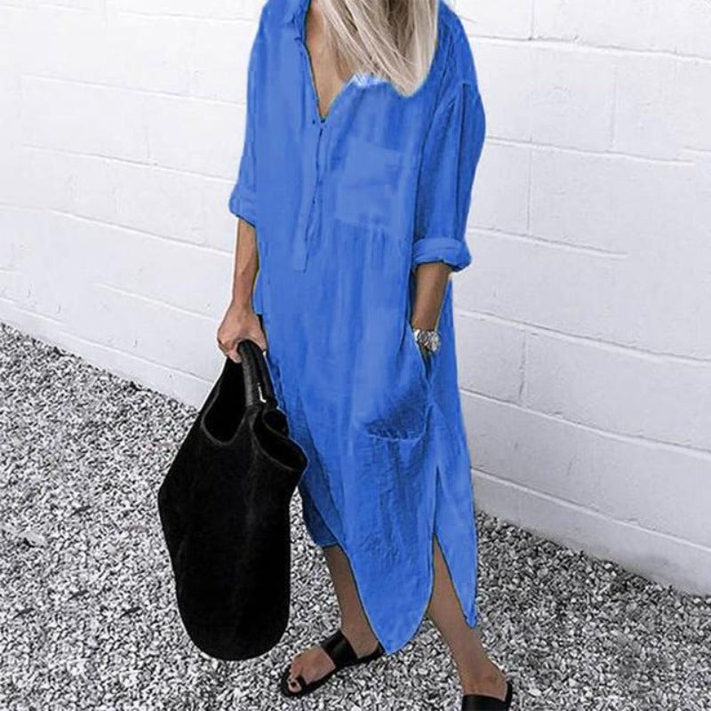 Valantomode | Effortless Loose Dress for Casual Everyday Style