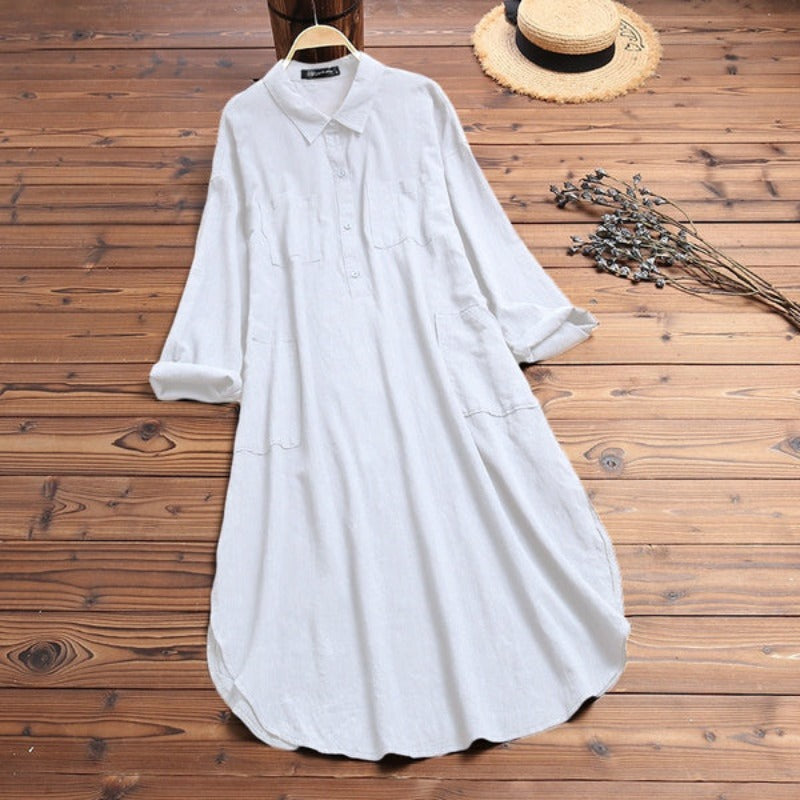 Valantomode | Effortless Loose Dress for Casual Everyday Style