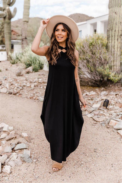 Valantomode | Bright and Breezy Maxi Dress for Summer Days