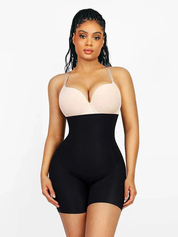 Valantomode | High-Waisted Shaper Shorts with Detachable Butt Pad