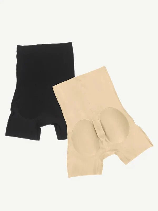 Valantomode | High-Waisted Shaper Shorts with Detachable Butt Pad