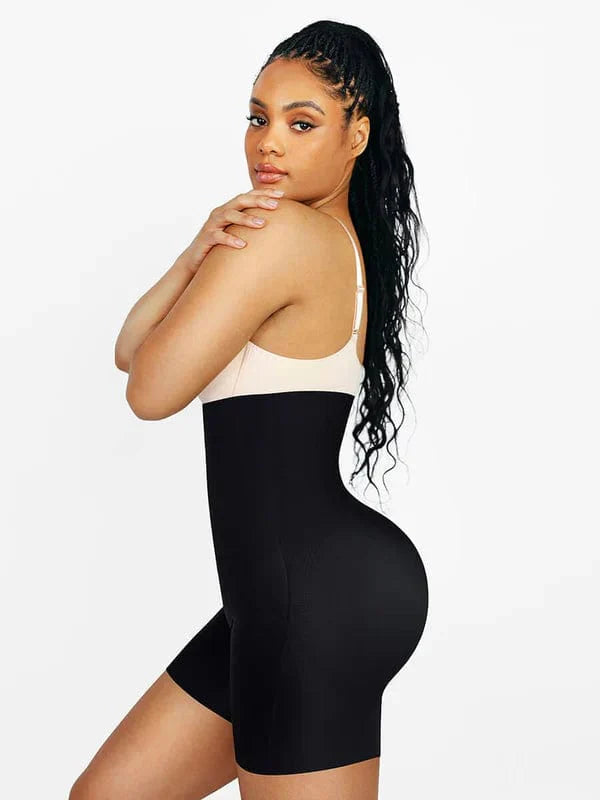 Valantomode | High-Waisted Shaper Shorts with Detachable Butt Pad