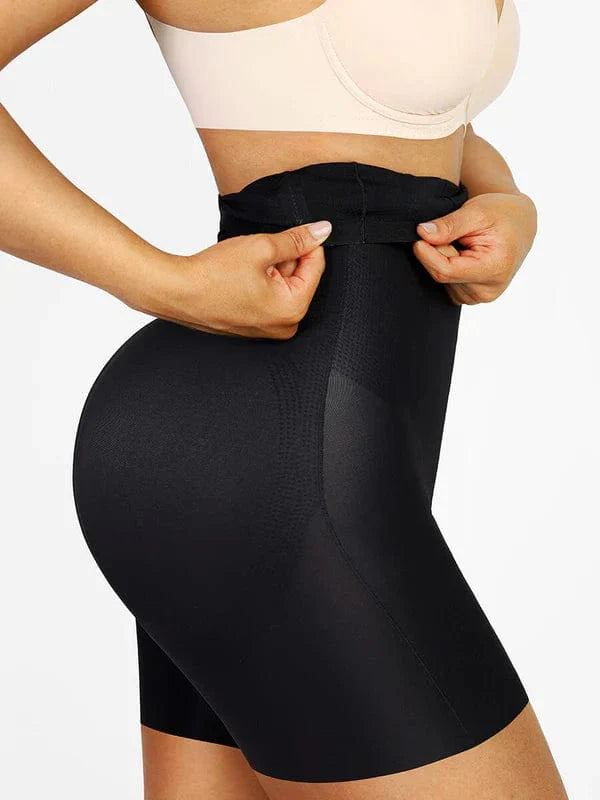 Valantomode | High-Waisted Shaper Shorts with Detachable Butt Pad