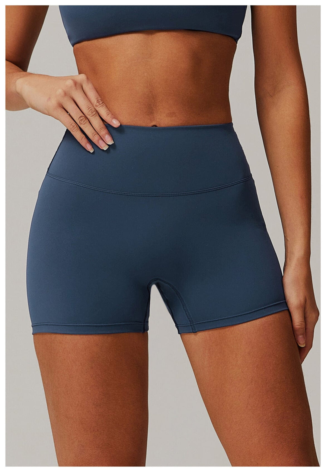 Valantomode | Women's High Waist Hip-Lifting Activewear Shorts for Gym and Sports