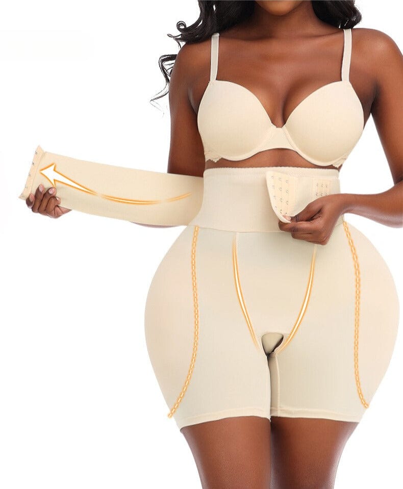 Valantomode | High-Waisted Shaper Shorts with Waistband for Hip Lifting