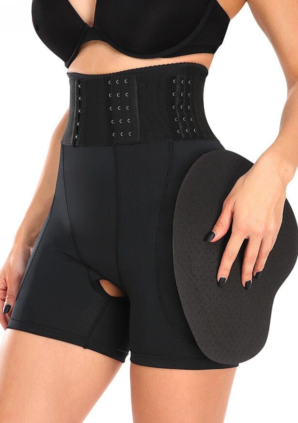 Valantomode | High-Waisted Shaper Shorts with Waistband for Hip Lifting