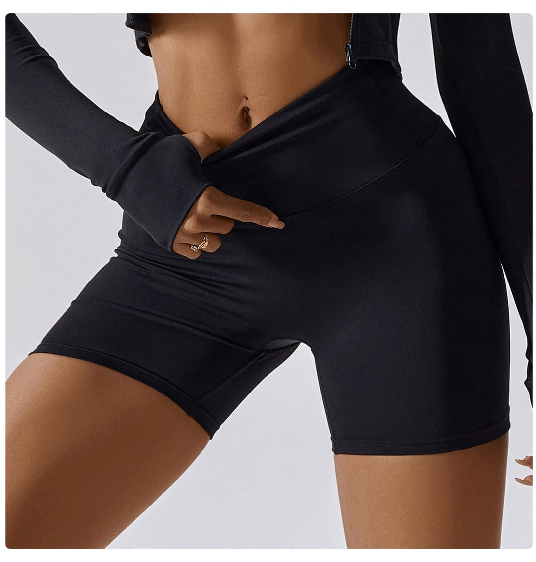 Valantomode | High-Waisted Hip-Lifting Shapewear Shorts for Women