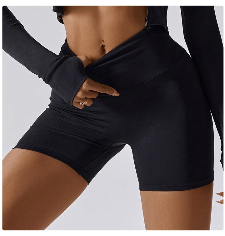 Valantomode | High-Waisted Hip-Lifting Shapewear Shorts for Women