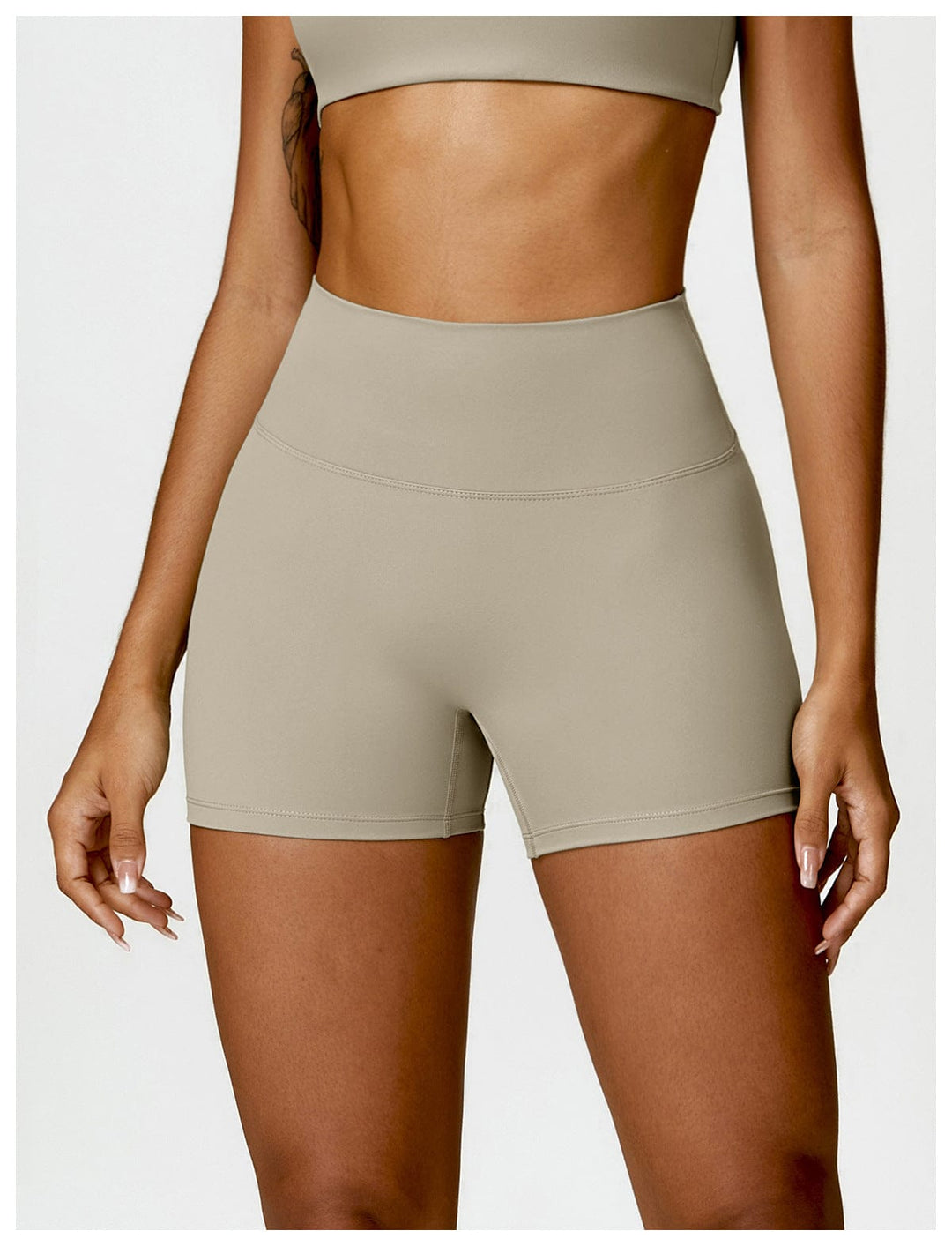 Valantomode | Women's High Waist Hip-Lifting Activewear Shorts for Gym and Sports