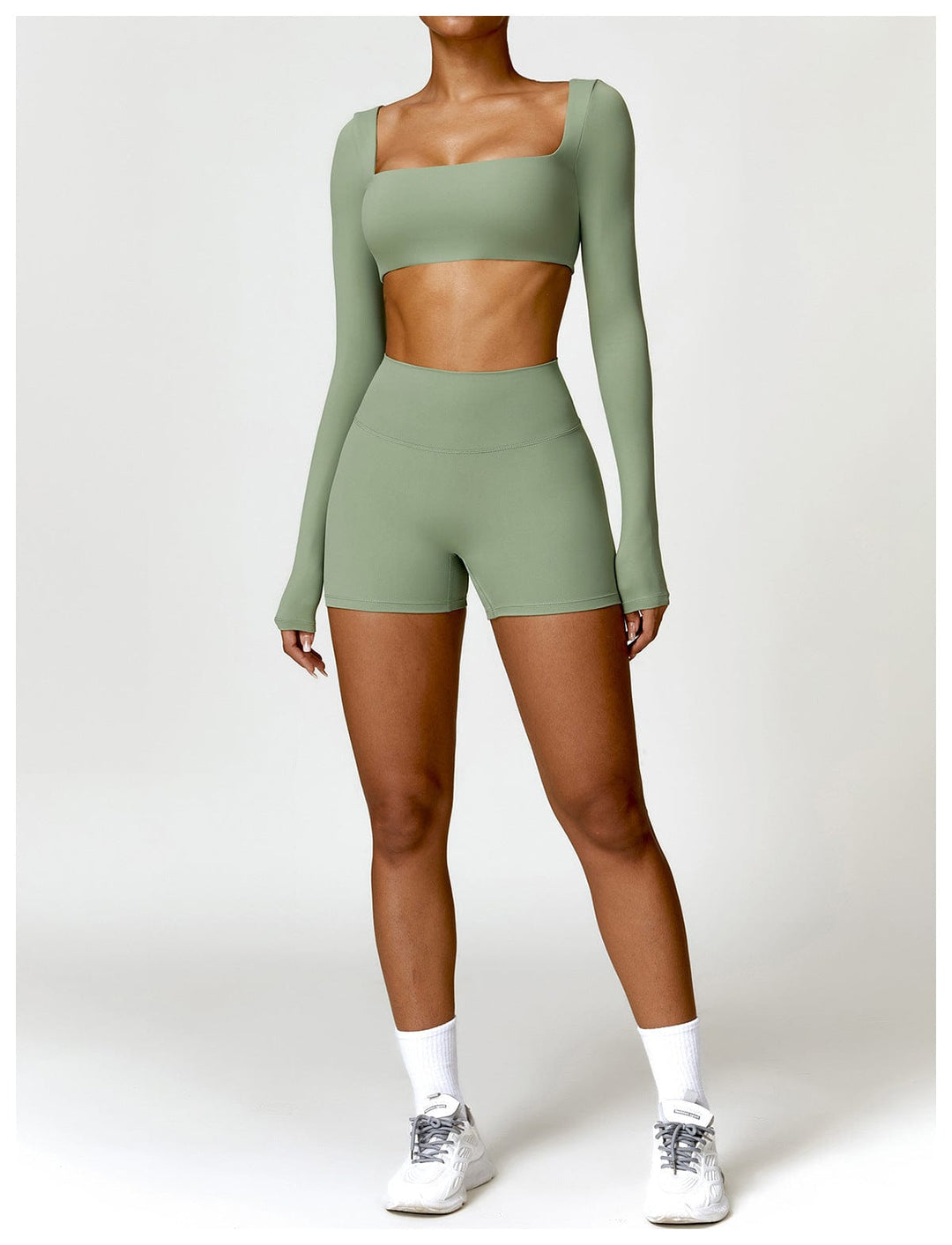 Valantomode | Women's High Waist Hip-Lifting Activewear Shorts for Gym and Sports