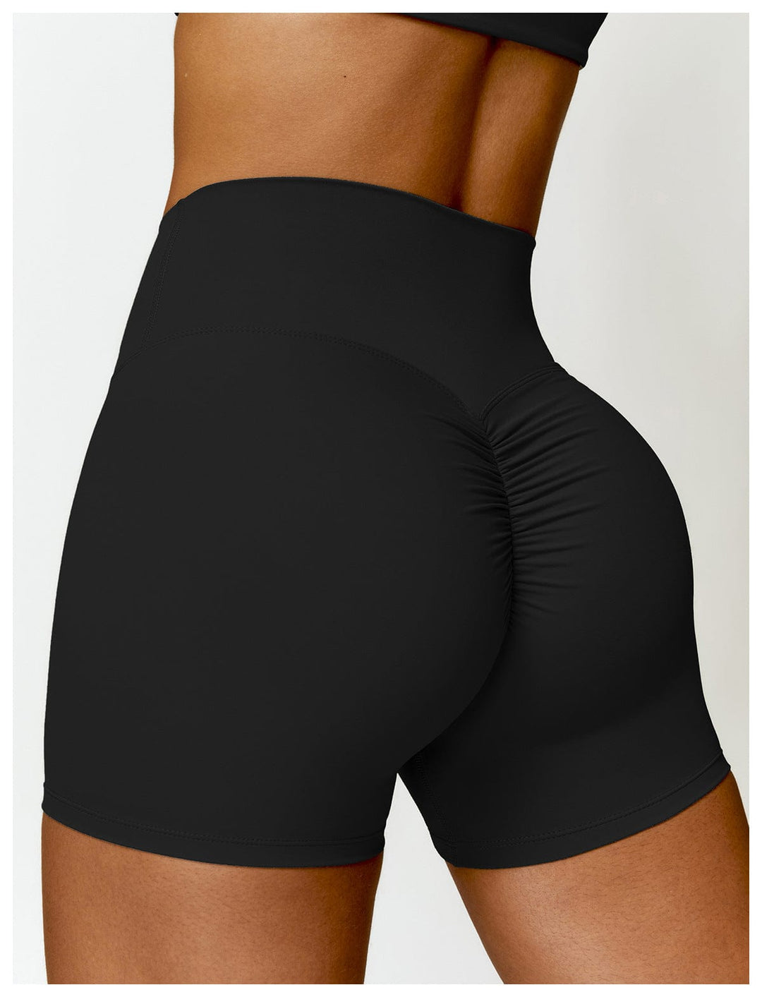 Valantomode | Women's High Waist Hip-Lifting Activewear Shorts for Gym and Sports