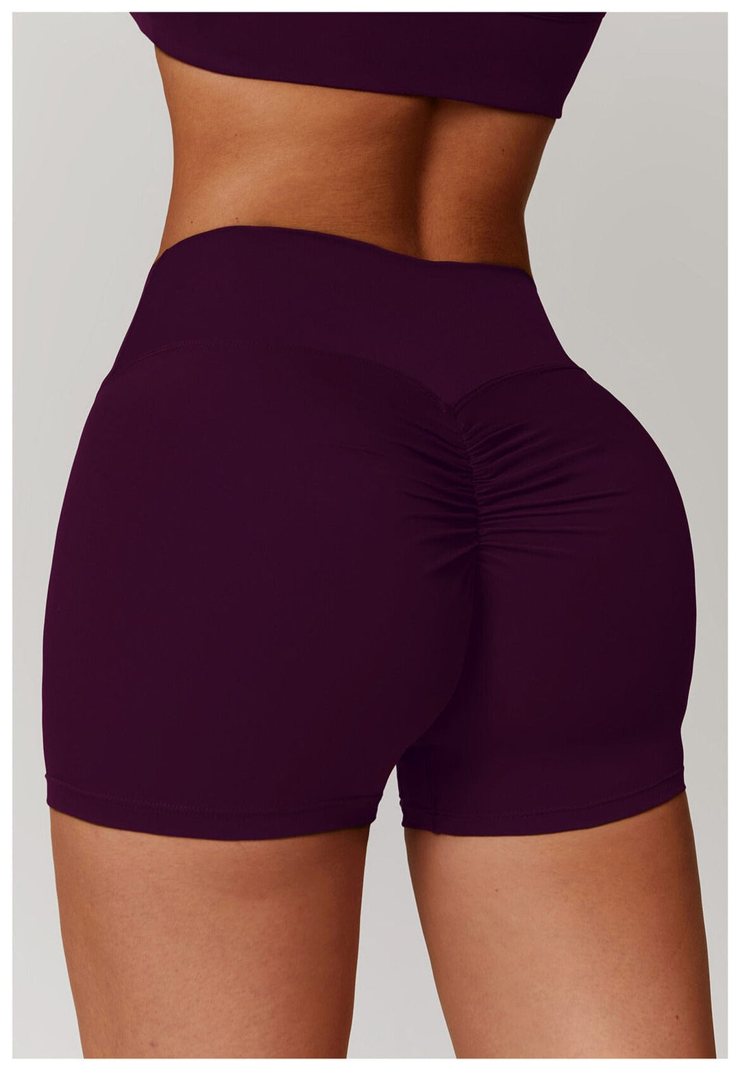 Valantomode | Women's High Waist Hip-Lifting Activewear Shorts for Gym and Sports